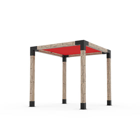 Pergola Kit with SHADE SAIL for 6x6 Wood Posts